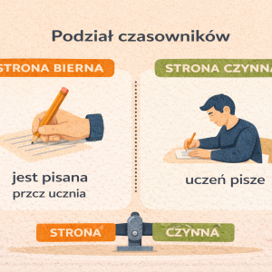 Podział czasowników - jakie strony czasowników wyróżniamy?