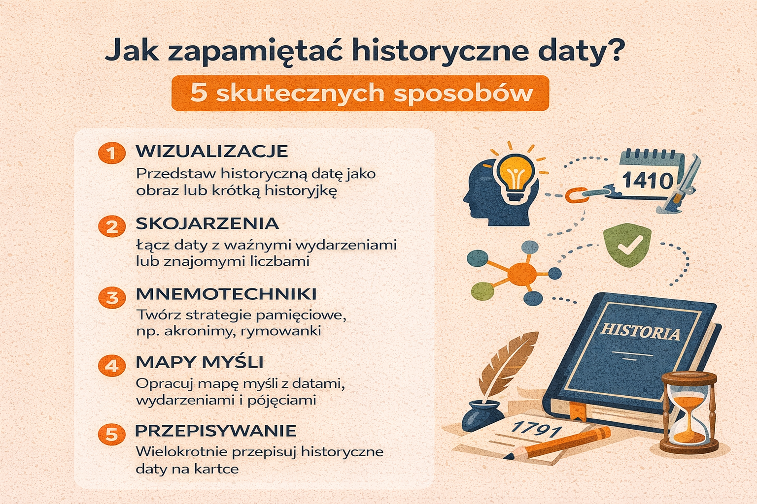 Jak zapamiętać historyczne daty? 5 skutecznych sposobów