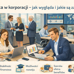 Praca w korporacji - jak wygląda i jakie są zalety? 