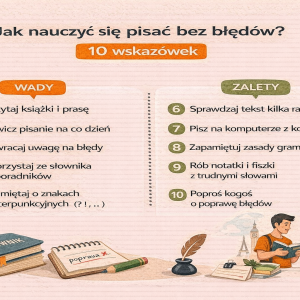 Jak nauczyć się pisać bez błędów? 10 wskazówek