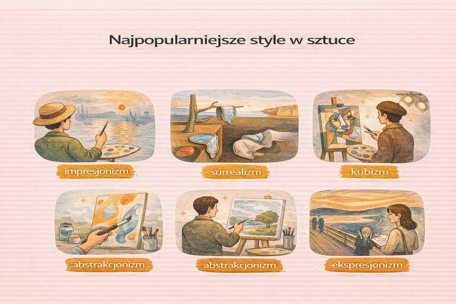 Najpopularniejsze style w sztuce - co je wyróżnia i czym się od siebie różnią?