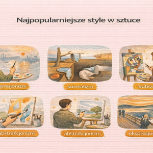 Najpopularniejsze style w sztuce - co je wyróżnia i czym się od siebie różnią?
