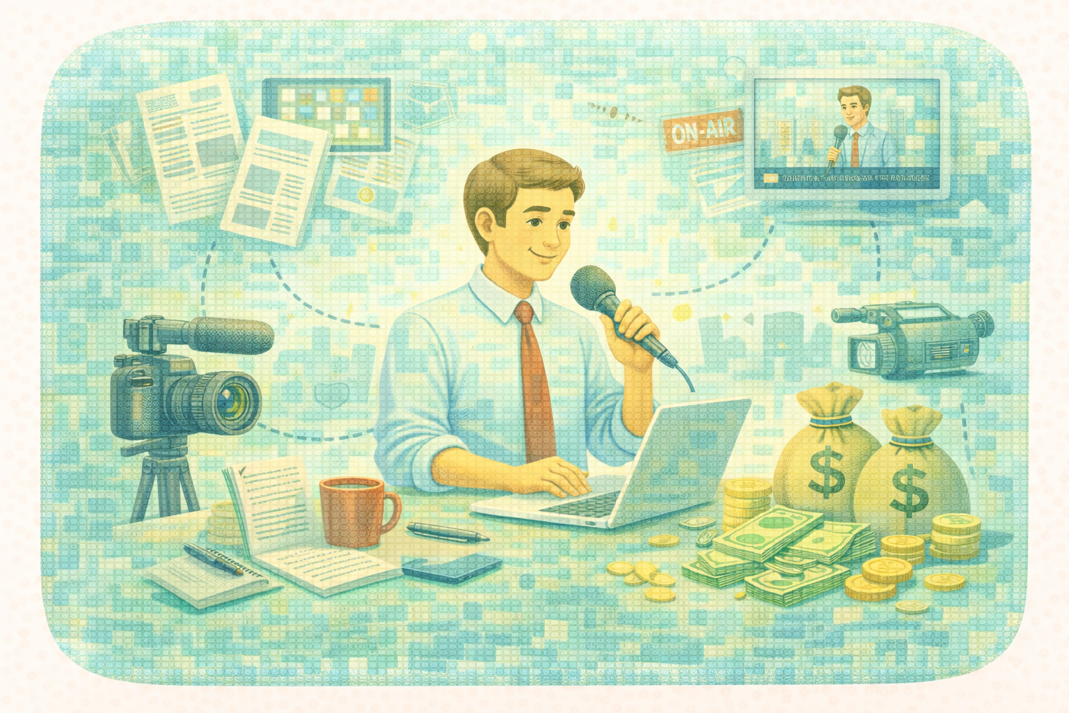 Ile zarabia dziennikarz?