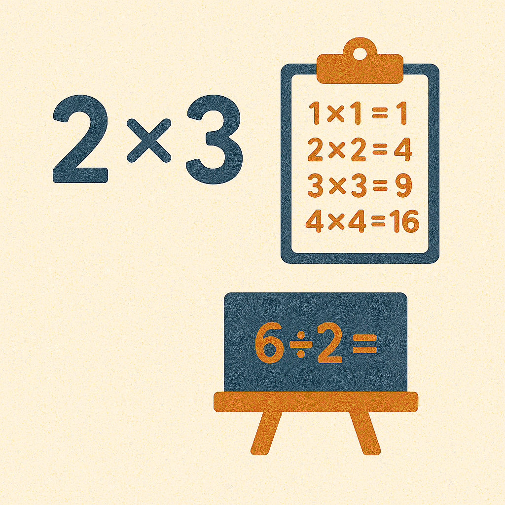 Jak nauczyć dziecko tabliczki mnożenia?