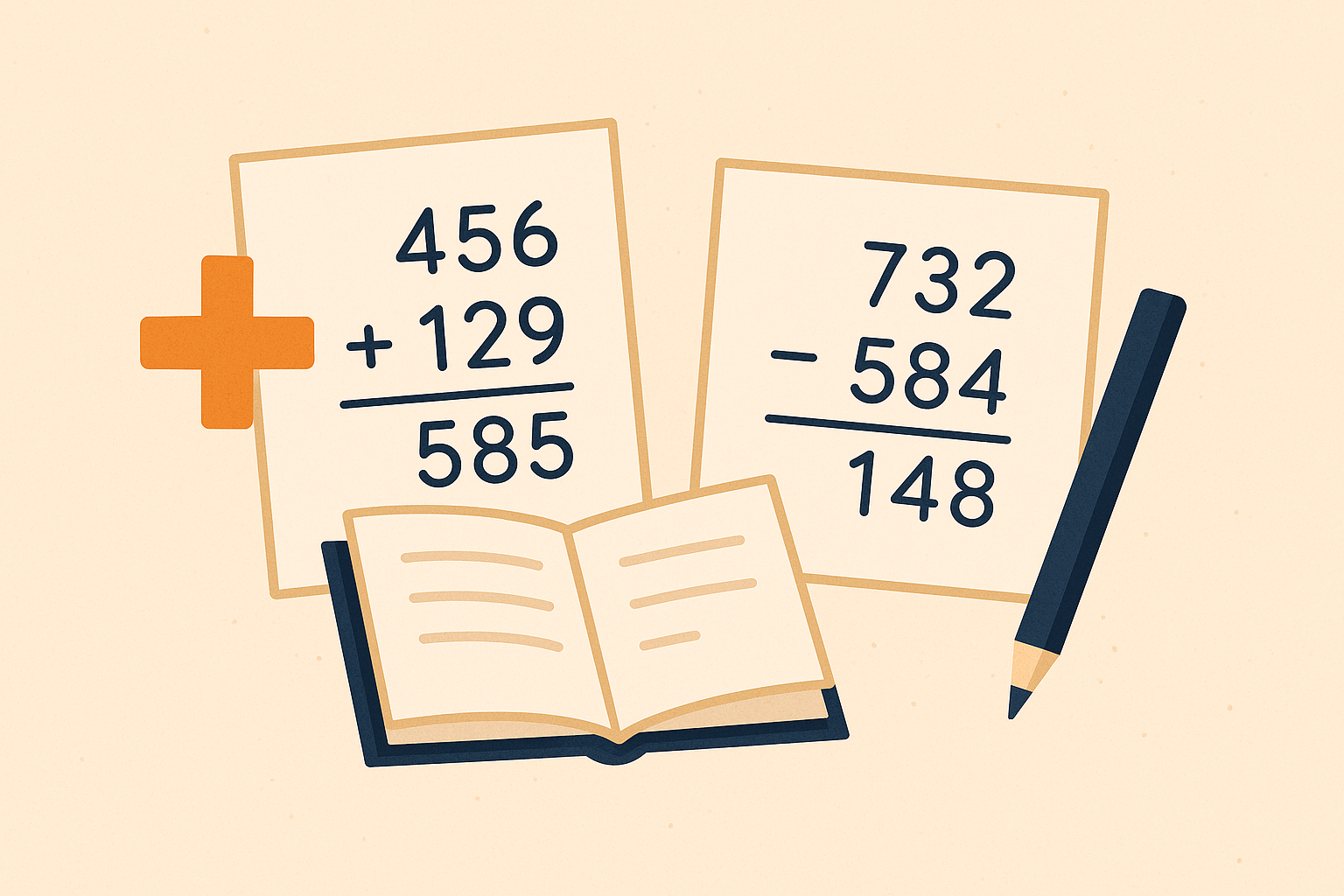 Dodawanie i odejmowanie pisemne - jak dodawać i odejmować w słupku?