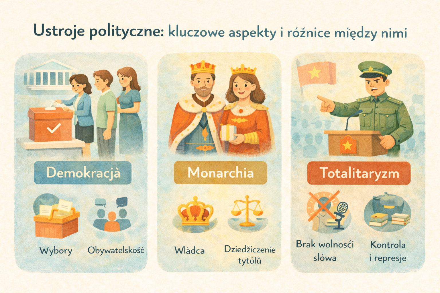 Ustroje polityczne: kluczowe aspekty i różnice między nimi	