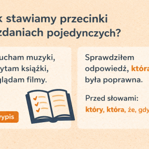 Jak stawiamy przecinki w zdaniach pojedynczych?