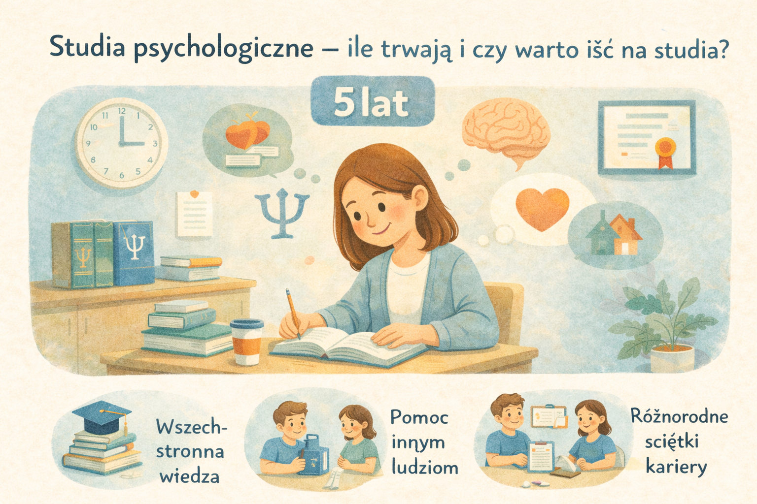 Studia psychologiczne - ile trwają i czy warto iść na studia psychologiczne?